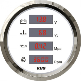 Многофункциональный прибор 4 в 1 бел/нерж (WS) KUS (KY79102)